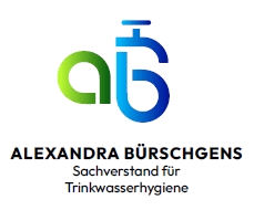 Logo Alexandra Bürschgens, anerkannte Sachverständige für Trinkwasserhygiene